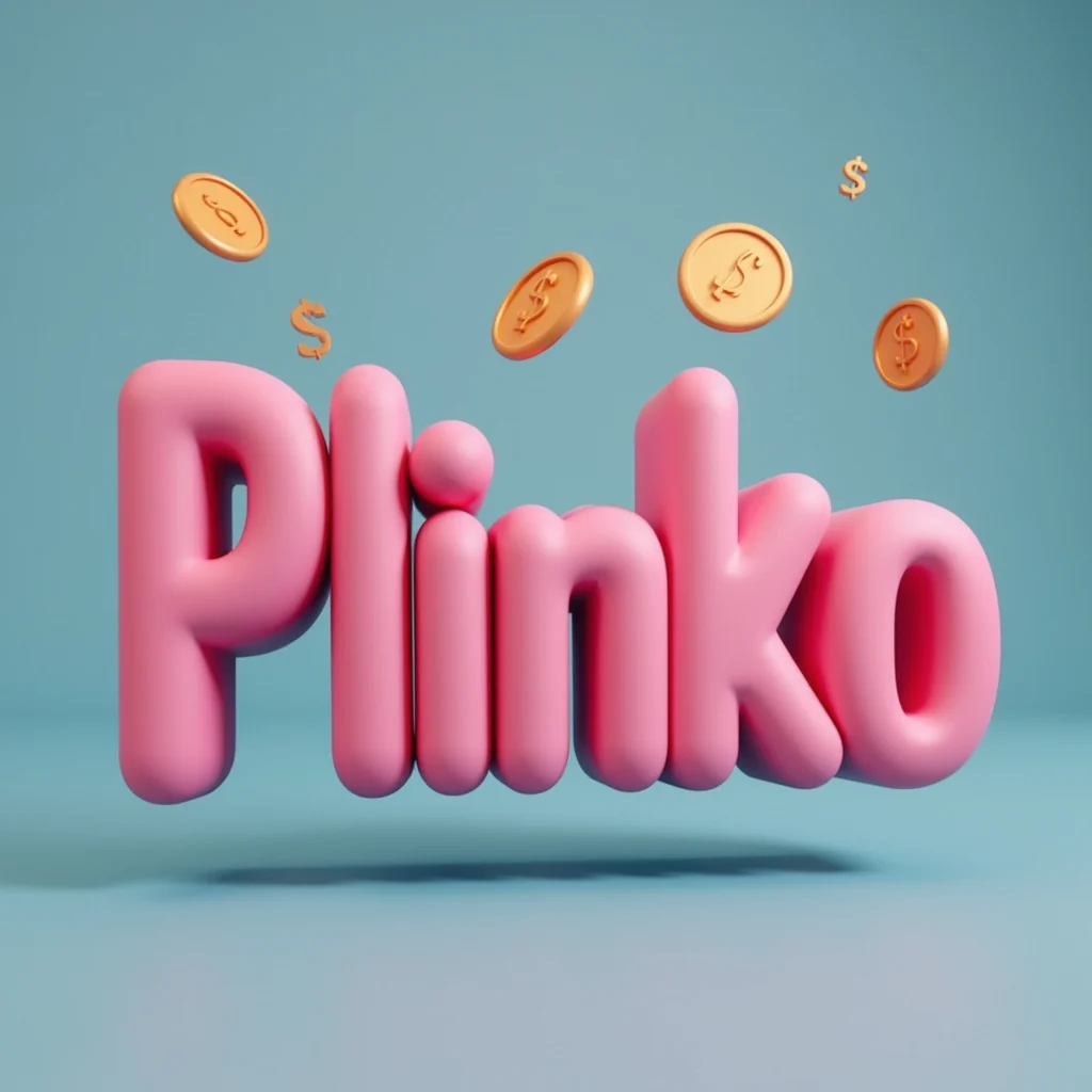 Plinko arcade logo 1win Logo del clásico Plinko